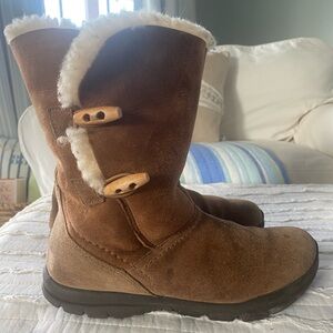 Abeo Lite Juneau Tan Shearling Winter Boots - Size 9